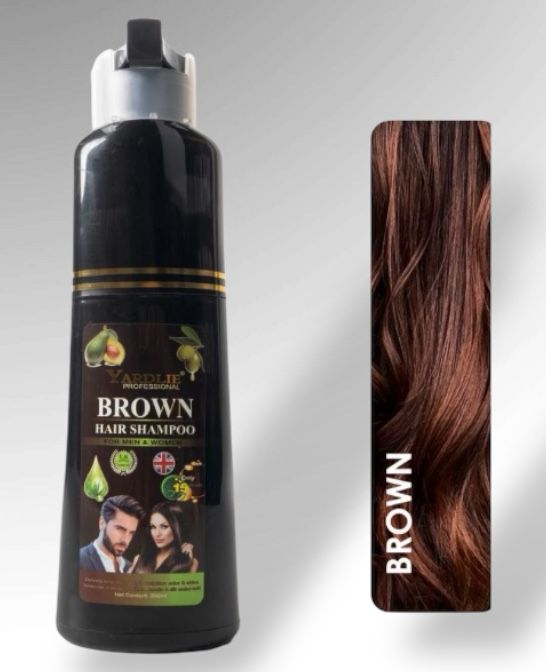 Yardlie Brown Hair Color Shampoo UK Based Formula 