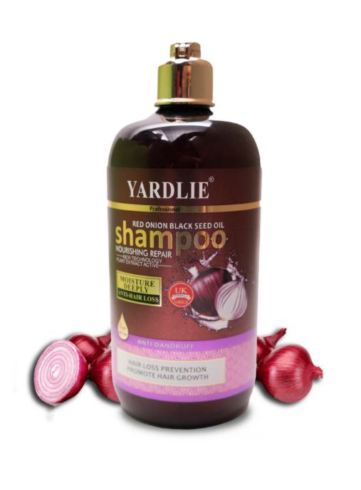 Yardlie Professional Red Onion Black Seed With Flower Aroma Shampoo 500g.