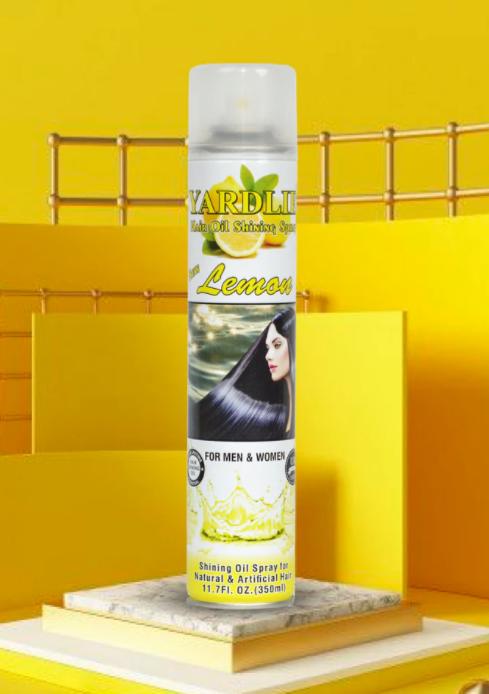 Yardlie Professional Hair Shinning Spray Lemon 350ml.