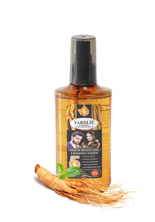 Yardlie Ginseng Oil for Hair - Volumizing, Strengthening, Shining & Anti-Hair Fall Solution