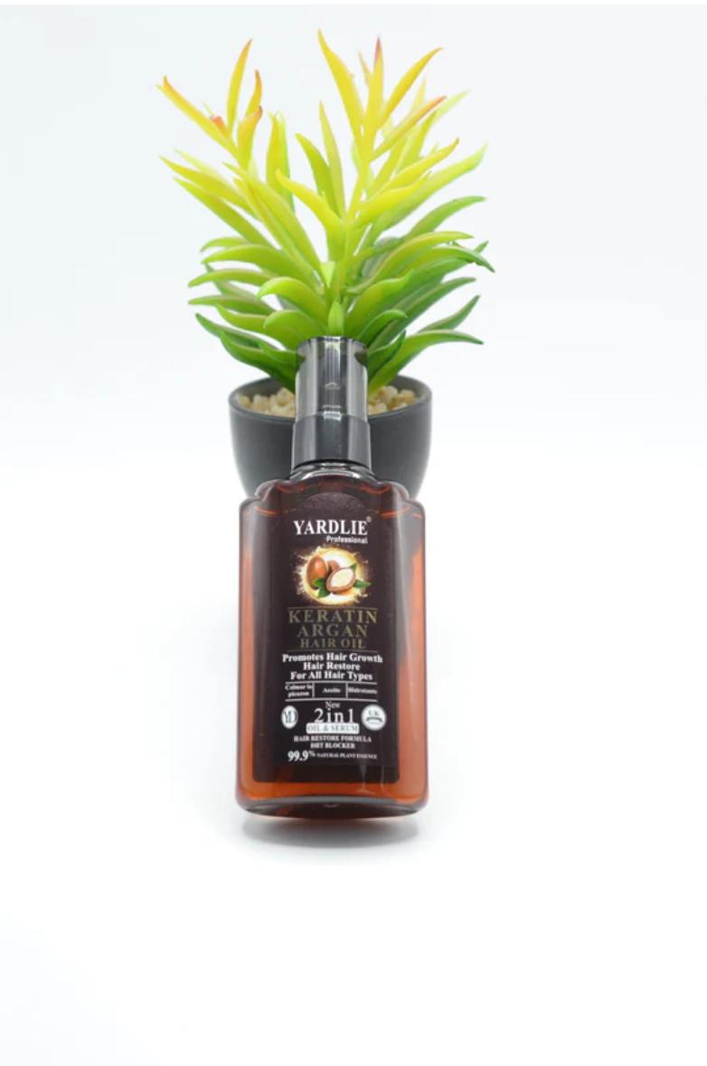 Yardlie Professional Keratin Argan Hair Oil – Ultimate Nourishment for Soft, Shiny & Strong Hair