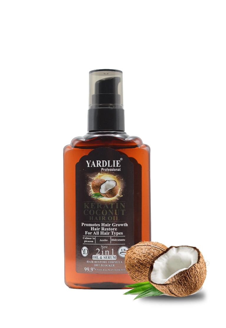 Yardlie Professional Keratin Coconut Hair Oil – Deep Nourishment & Ultimate Shine (120ml)