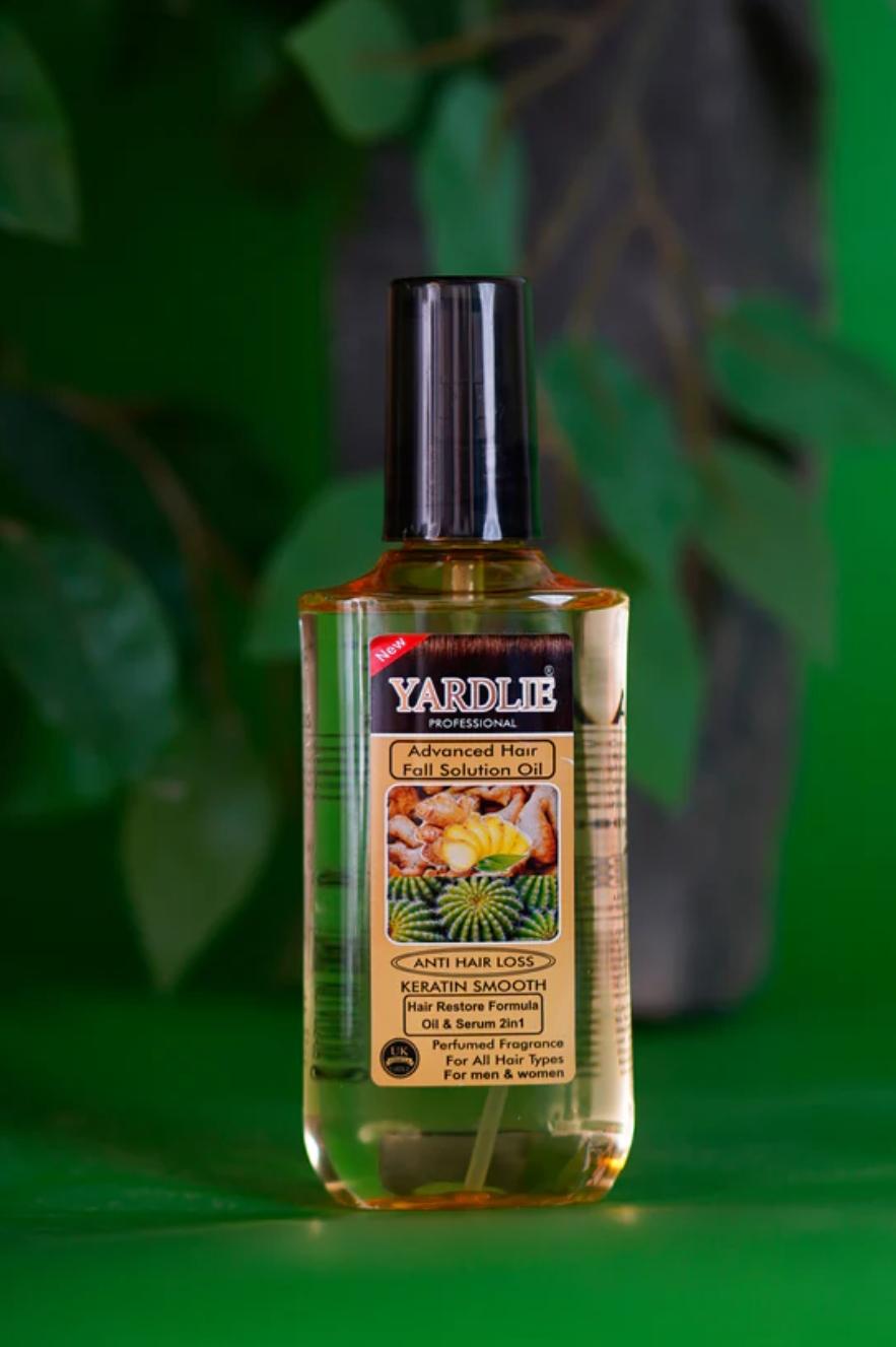 Yardlie Ginger & Cactus Hair Oil – Volumizing, Strengthening & Shining Formula for Healthier