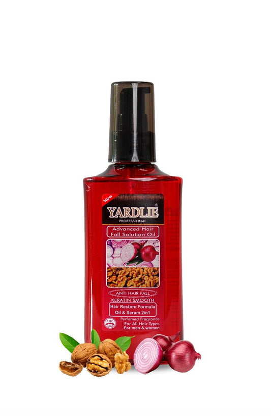 Yardlie Professional Advanced Hair Fall Solution – Onion & Walnut Oil for Stronger, Healthier