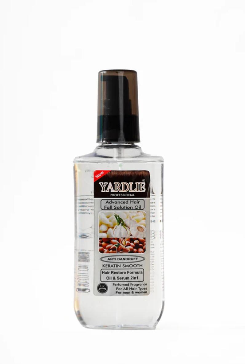 Yardlie Professional Advanced Hair Oil Solution – Garlic & Argan Oil for Strength, Shine, and Hair Repair