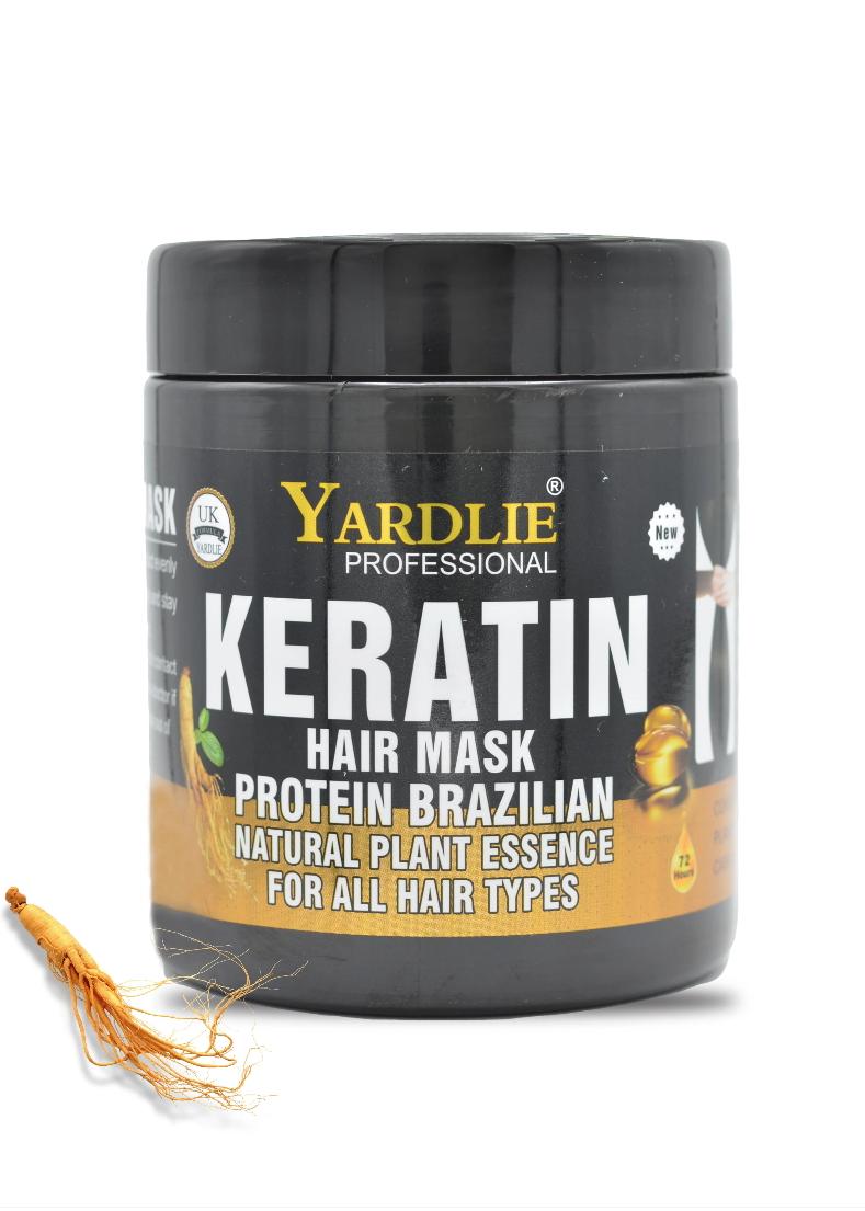 Yardlie Professional Keratin Hair Mask – Intensive Repair & Strengthening Treatment for Silky, Healthy Hair (500g)