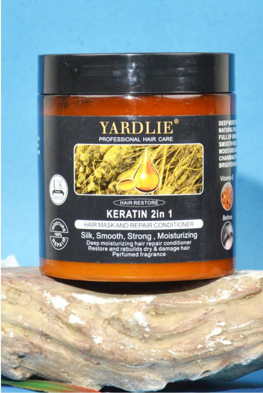 Yardlie Ginseng 2-in-1 Hair Mask & Repair Conditioner – Strengthen, Nourish & Revitalize (500g)