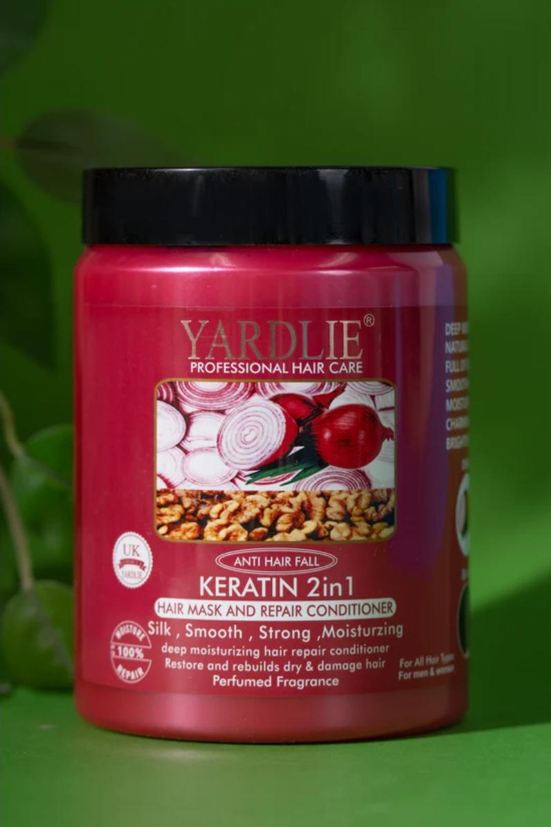 Yardlie Onion & Walnut 2-in-1 Hair Mask & Repair Conditioner – Nourish, Strengthen & Revitalize Your Hair