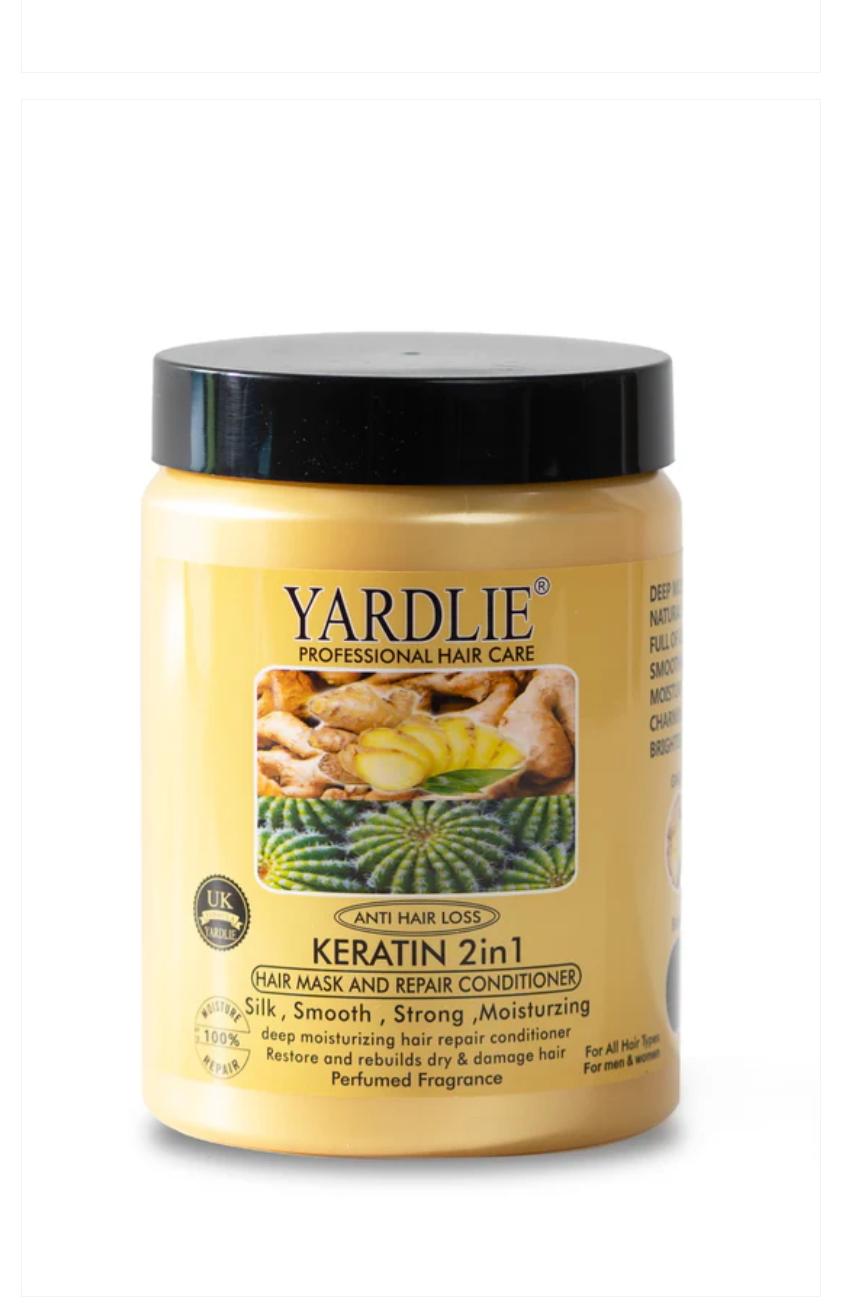 Yardlie Ginger and Cactus 2 in 1 Hair Mask & Repair Conditioner