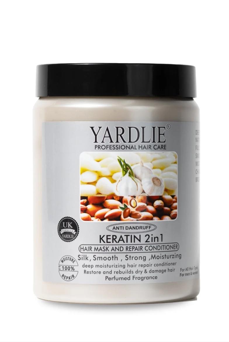 Yardlie Garlic & Argan 2-in-1 Hair Mask & Repair Conditioner – Nourish, Strengthen & Revitalize Your Hair