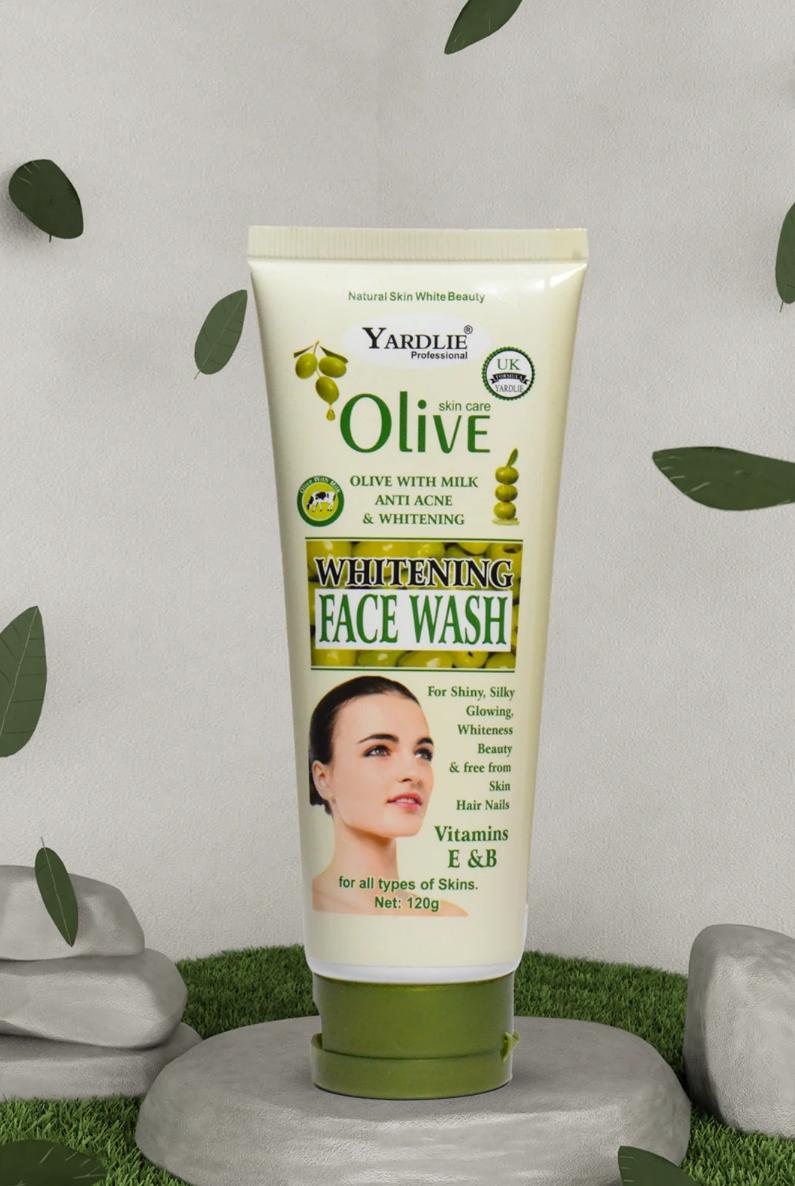 Yardlie Olive Face Wash – Gentle Cleanse & Nourish for Soft, Glowing Skin (120g)