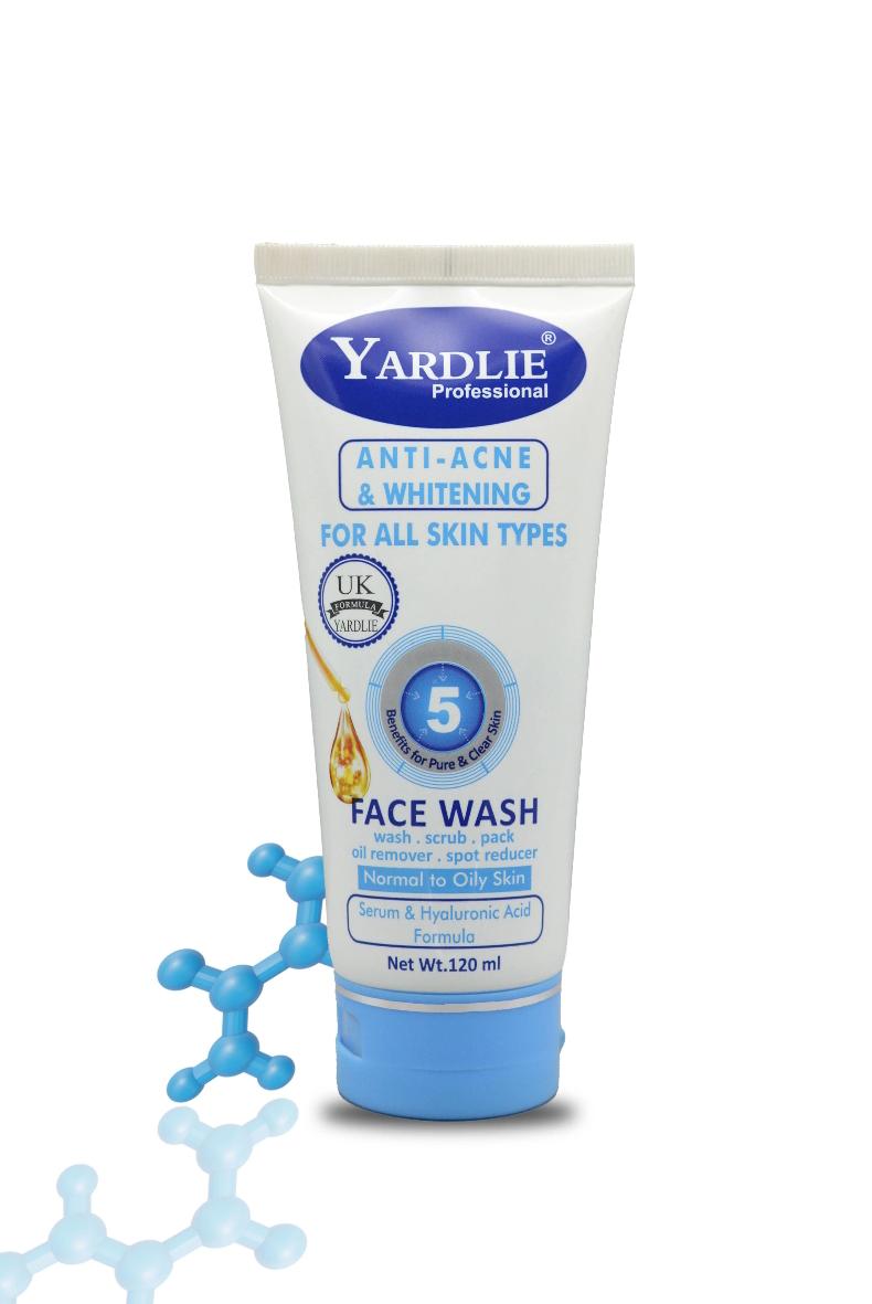 Yardlie Anti Acne & Whitening Face Wash – Clear, Brighten & Revitalize Your Skin (120ml)