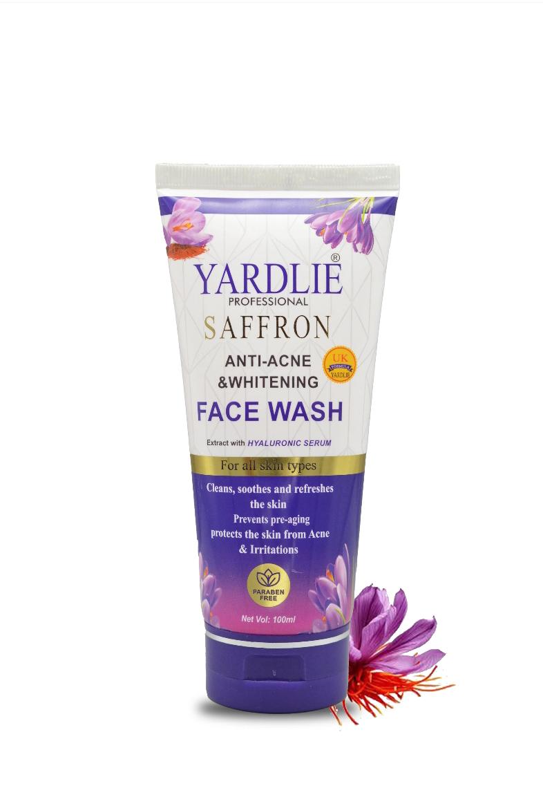 Yardlie Saffron Face Wash – Brighten, Nourish & Revitalize Your Skin (100ml)