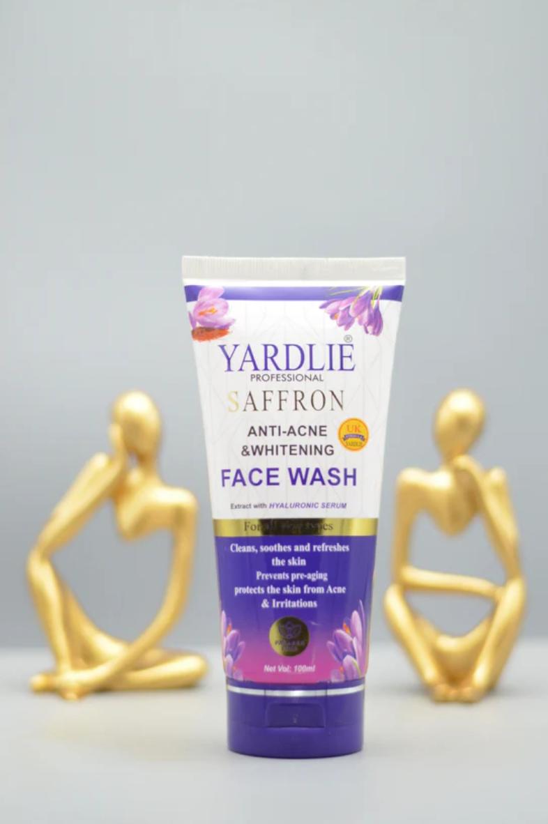 Yardlie Saffron Face Wash – Brighten, Nourish & Revitalize Your Skin (100ml)