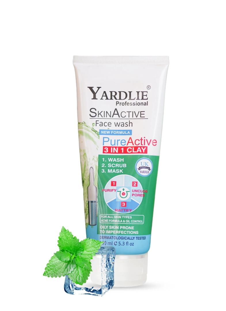 Yardlie  Skin Active Face Wash 120ml – UK-Based Formula for Fresh, Clean Skin