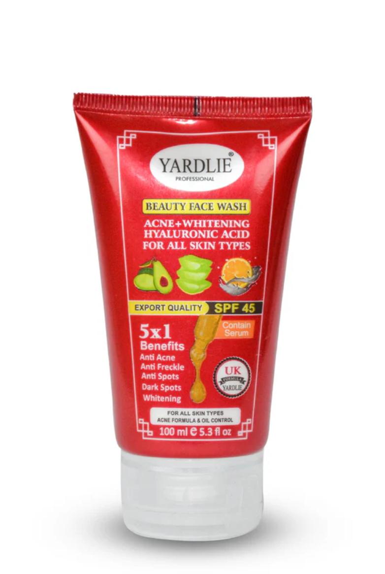 Yardlie Beauty Face Wash + Sunblock SPF 45 – Cleanse, Protect, and Glow!