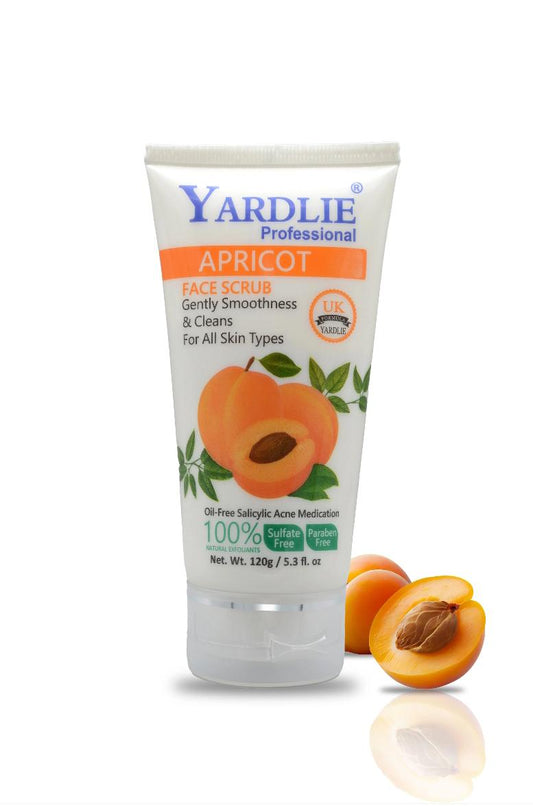 Yardlie Professional Apricot Face Scrub 120g – Revitalize and Renew Your Skin