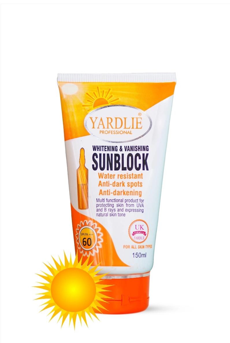 Yardlie Sunblock UK-Based Cream Formula 120ml – Ultimate Protection for Healthy, Glowing Skin