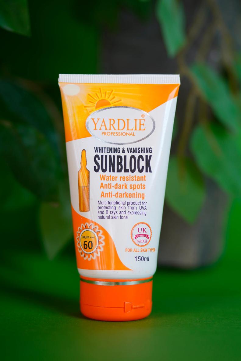 Yardlie Sunblock UK-Based Cream Formula 120ml – Ultimate Protection for Healthy, Glowing Skin