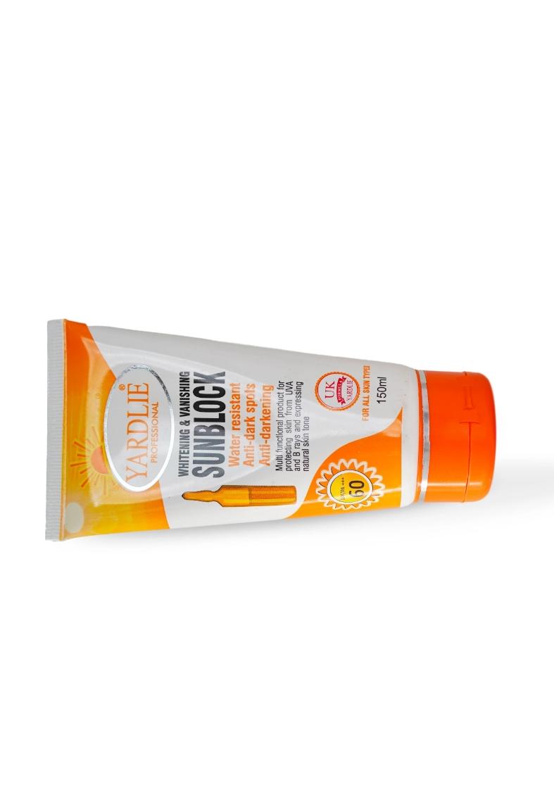 Yardlie Sunblock UK-Based Cream Formula 120ml – Ultimate Protection for Healthy, Glowing Skin