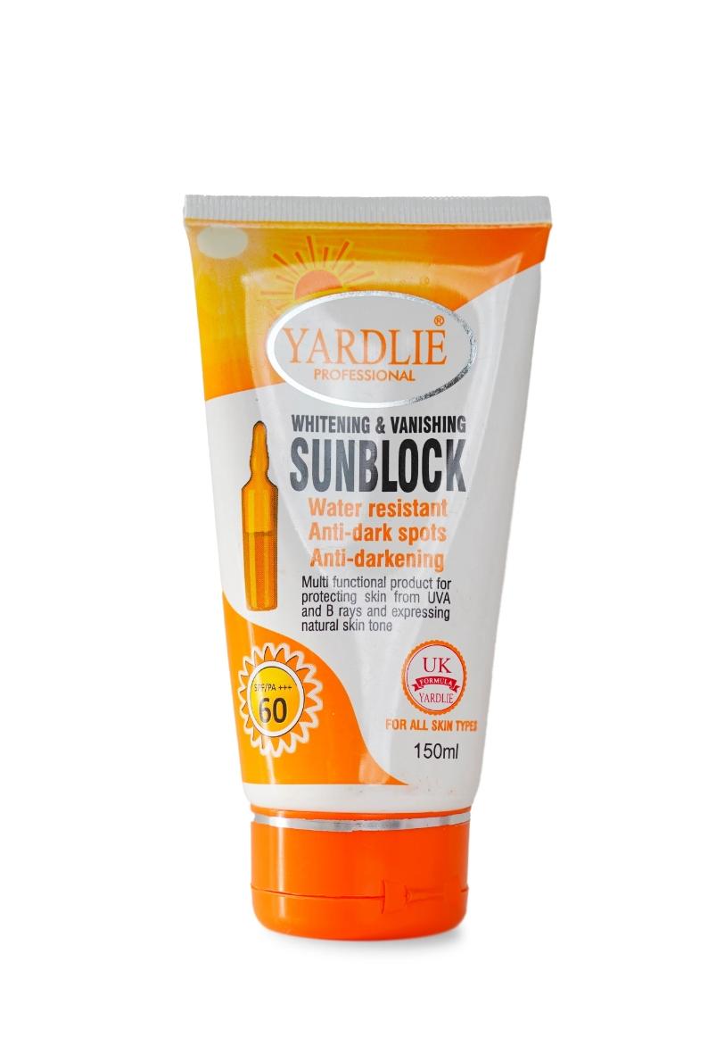 Yardlie Sunblock UK-Based Cream Formula 120ml – Ultimate Protection for Healthy, Glowing Skin