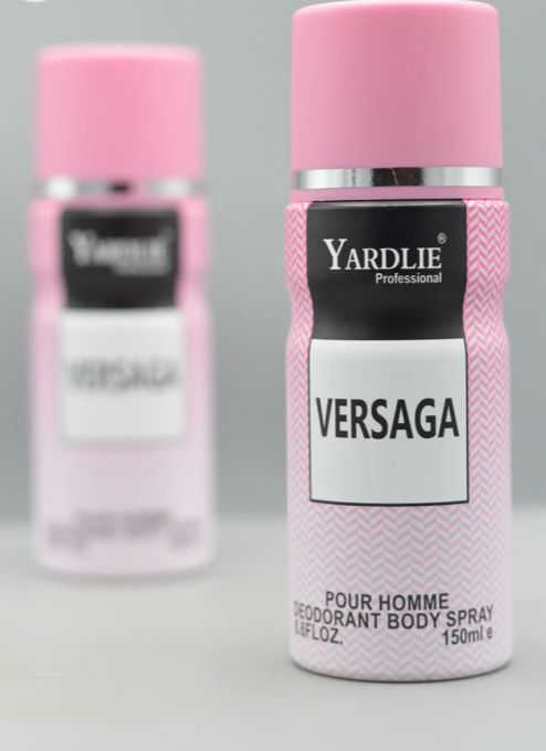 Yardley VERSAGA Body Spray – 150ml of Refreshing, Long-Lasting Fragrance