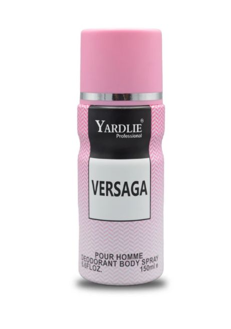 Yardley VERSAGA Body Spray – 150ml of Refreshing, Long-Lasting Fragrance