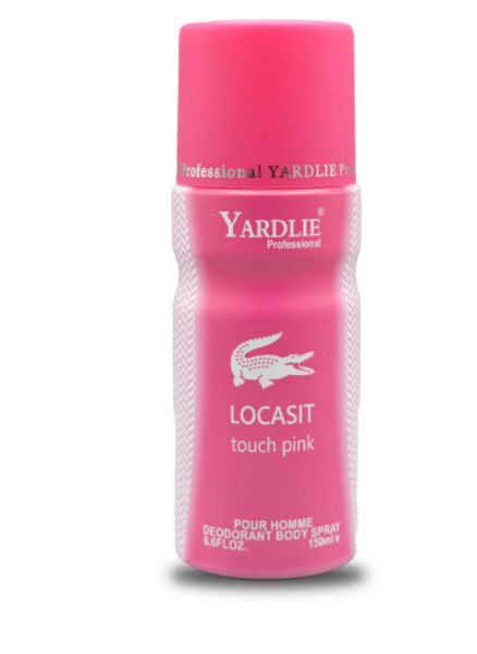 Yardley LOCASIT TOUCH PINK Body Spray – 150ml of Elegant & Fresh Fragrance