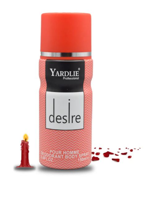 Yardley Desire Body Spray – 150ml of Captivating, Long-Lasting Fragrance