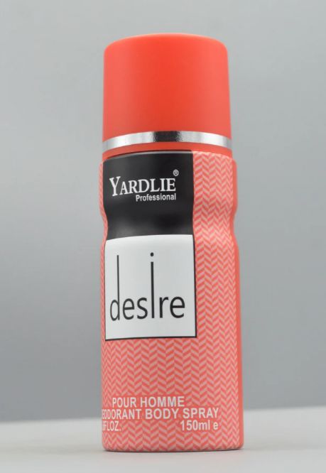 Yardley Desire Body Spray – 150ml of Captivating, Long-Lasting Fragrance