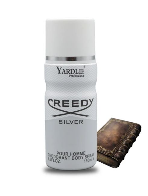 Yardley CREEDY SILVER Body Spray – 150ml of Fresh, Elegant Fragrance