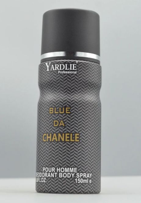 Yardley BLUE DA CHANELE Body Spray – 150ml of Fresh, Sophisticated Fragrance