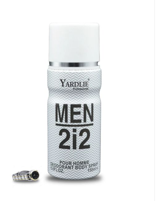 Yardley MEN 2i2 Body Spray – 150ml of Bold, Energizing Fragrance