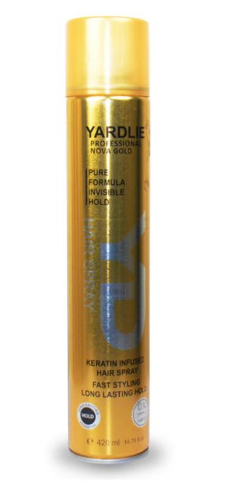 Yardley Nova Gold Hair Spray – Ultimate Hold & Shine for Radiant, All-Day Styling