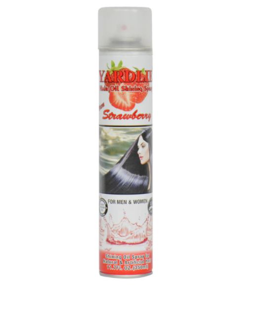 Yardley Hair Shining Spray Strawberry 350ml – Glossy, Vibrant, and Luxuriously Fragrant Hair Care