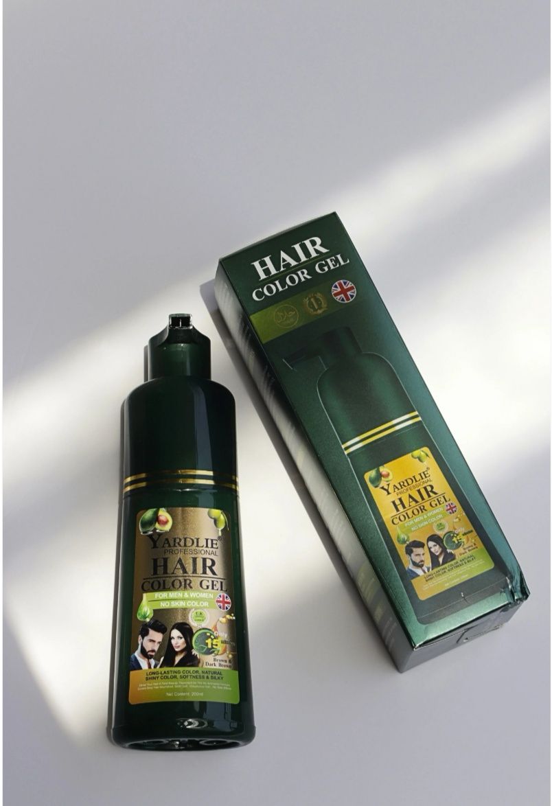 Yardlie Dark Brown/Natural Black Hair Color Gel 200ml