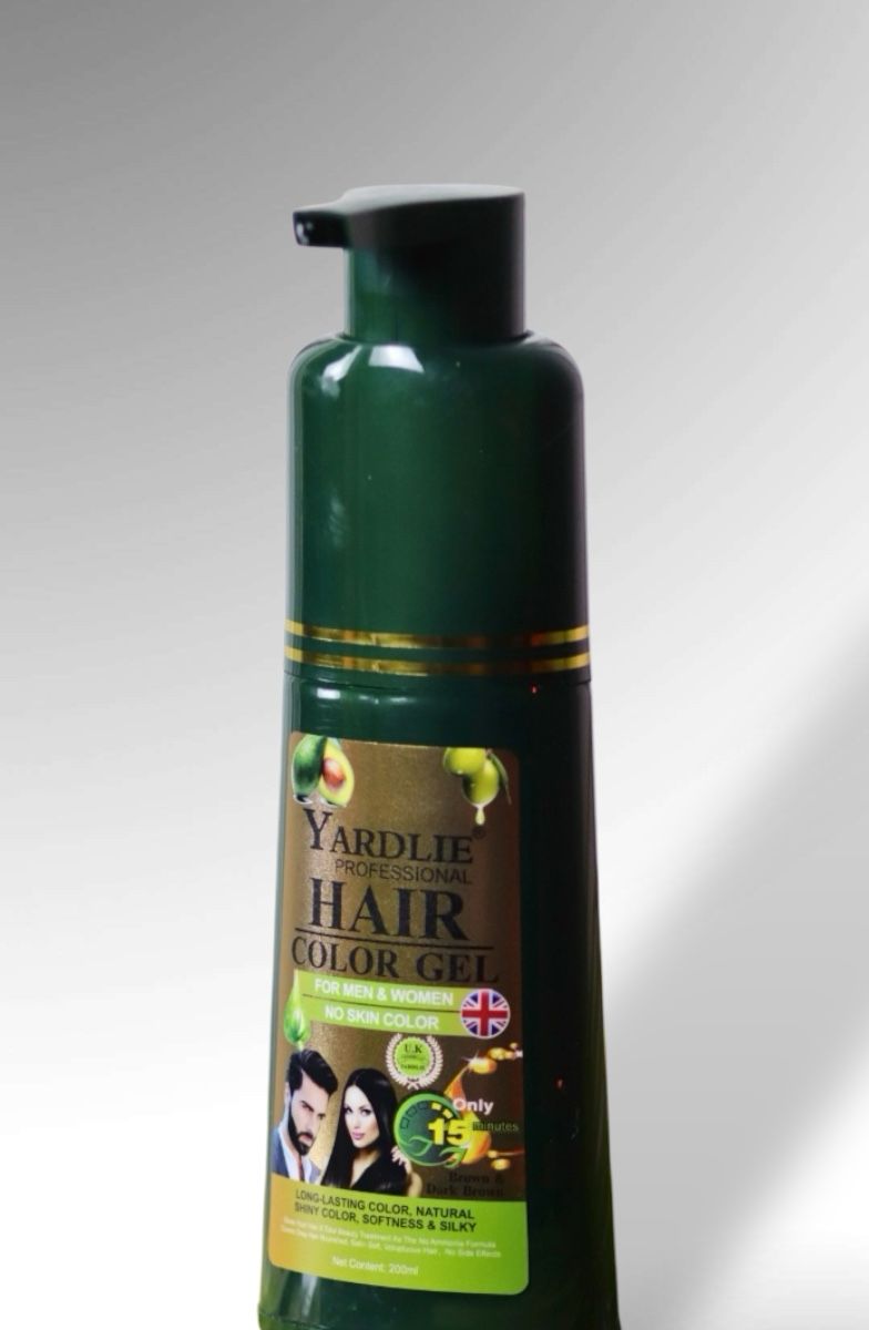 Yardlie Dark Brown/Natural Black Hair Color Gel 200ml