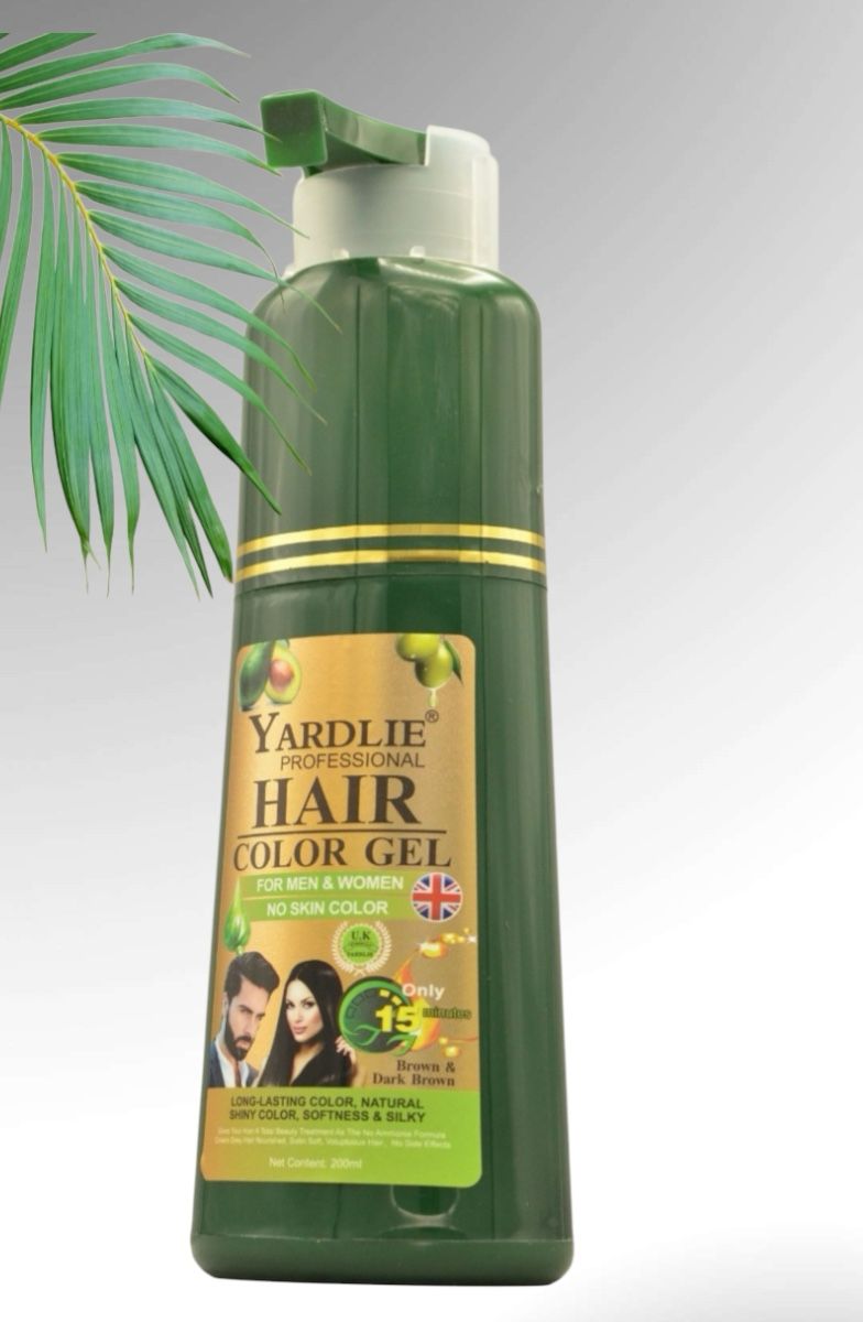 Yardlie Dark Brown/Natural Black Hair Color Gel 200ml