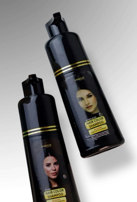 Yardlie Premium Natural Black Hair Color Shampoo UK Based Formula 200ml.